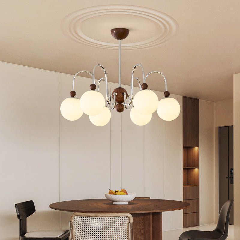 Aurora Loop Chandelier - Dimmable LED, Modern Design, Adjustable Heigh