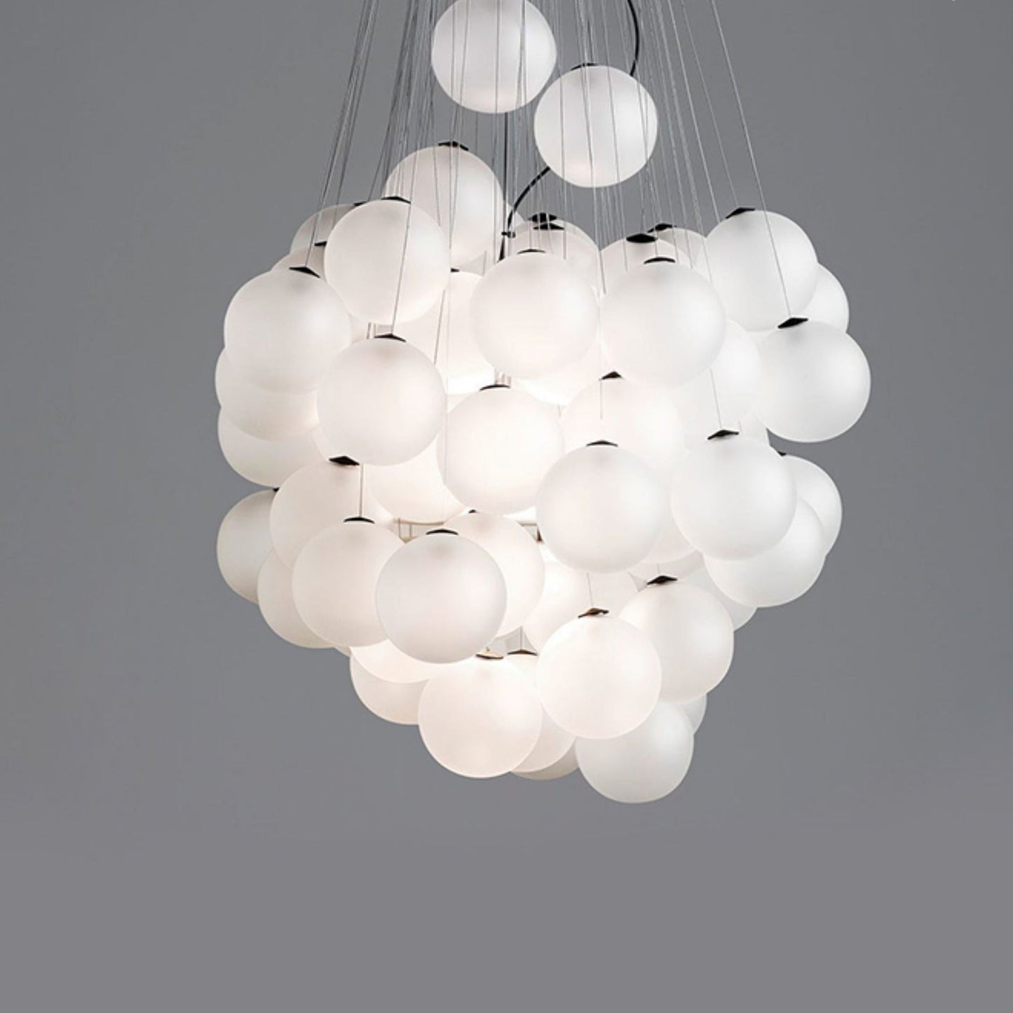 Cumulus Cascade Chandelier - Elegant Design with Adjustable Height & L