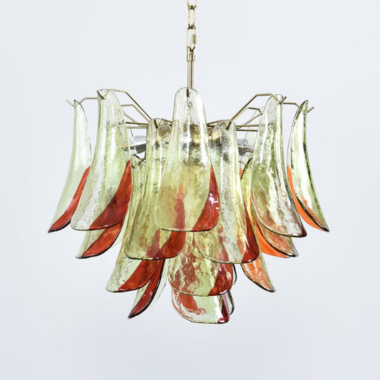 Marielle Glass Chandelier - Elegant Illumination with Adjustable Heigh