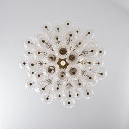 Florenzia Crystal Glass Chandelier - Elegant Design with Adjustable He