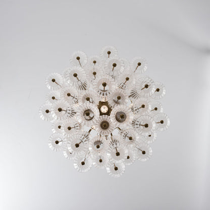 Florenzia Crystal Glass Chandelier - Elegant Design with Adjustable He