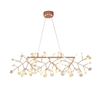 Elegant Long Firefly LED Chandelier - Dimmable & Energy Efficient