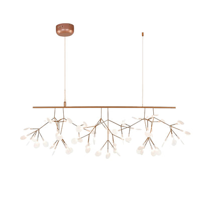 Rose Gold Firefly LED Chandelier - Dimmable, Energy-Efficient Lighting