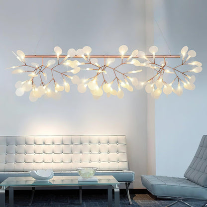 Elegant Long Firefly LED Chandelier - Dimmable & Energy Efficient