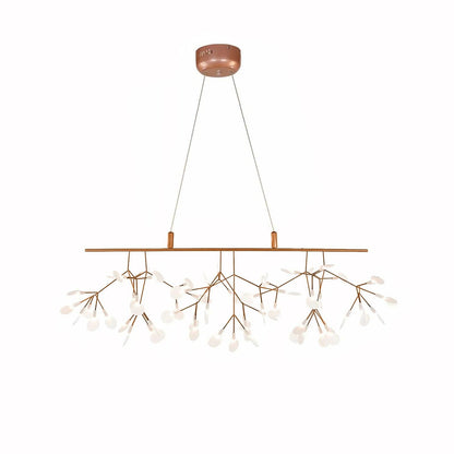 Elegant Long Firefly LED Chandelier - Dimmable & Energy Efficient