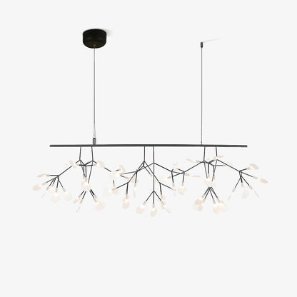 Elegant Long Firefly LED Chandelier - Dimmable & Energy Efficient