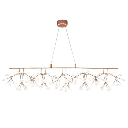 Elegant Long Firefly LED Chandelier - Dimmable & Energy Efficient