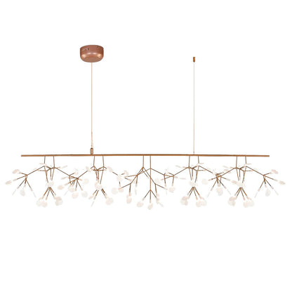 Elegant Long Firefly LED Chandelier - Dimmable & Energy Efficient