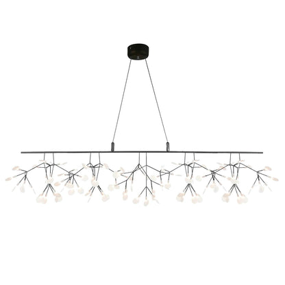 Elegant Long Firefly LED Chandelier - Dimmable & Energy Efficient