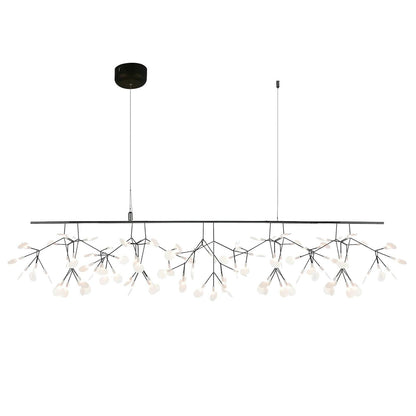 Elegant Long Firefly LED Chandelier - Dimmable & Energy Efficient