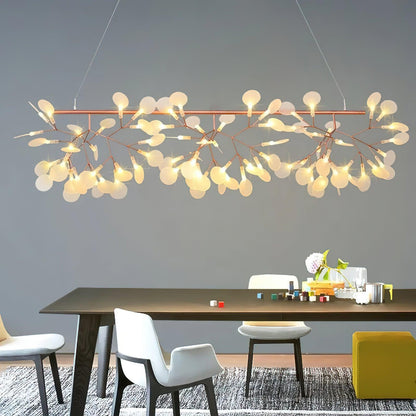 Elegant Long Firefly LED Chandelier - Dimmable & Energy Efficient