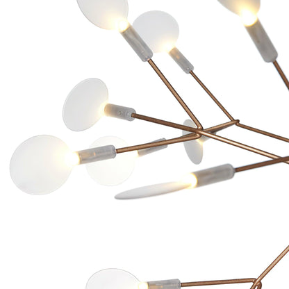Elegant Long Firefly LED Chandelier - Dimmable & Energy Efficient