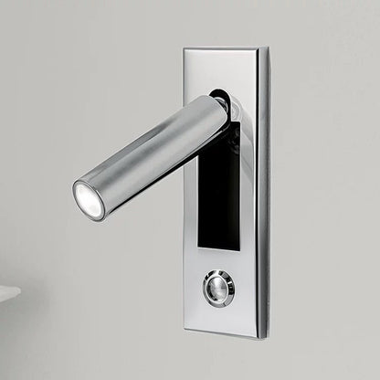 Professional Embedded Bedside Sconce with Adjustable Light and USB Por