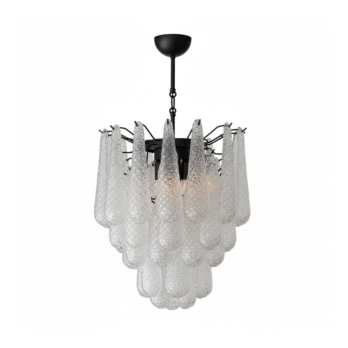 Viola Drop Chandelier - Elegant Design with Adjustable Height & Crysta