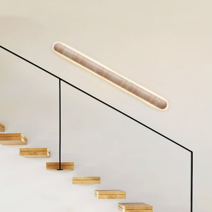 Liora Travertine Wall Sconce - Elegant Design, Adjustable Light Direct