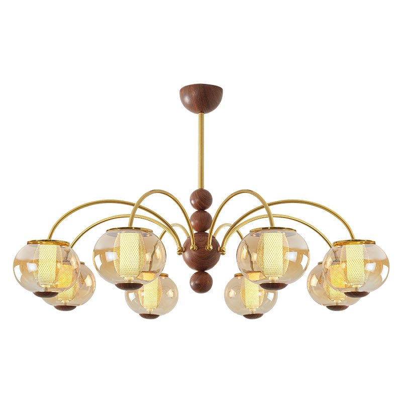 Solstice Bloom Chandelier - Elegant Design with Adjustable Height & LE