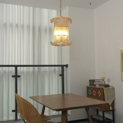 Elegant Small Chandelier with Adjustable Height & Energy-Efficient LED