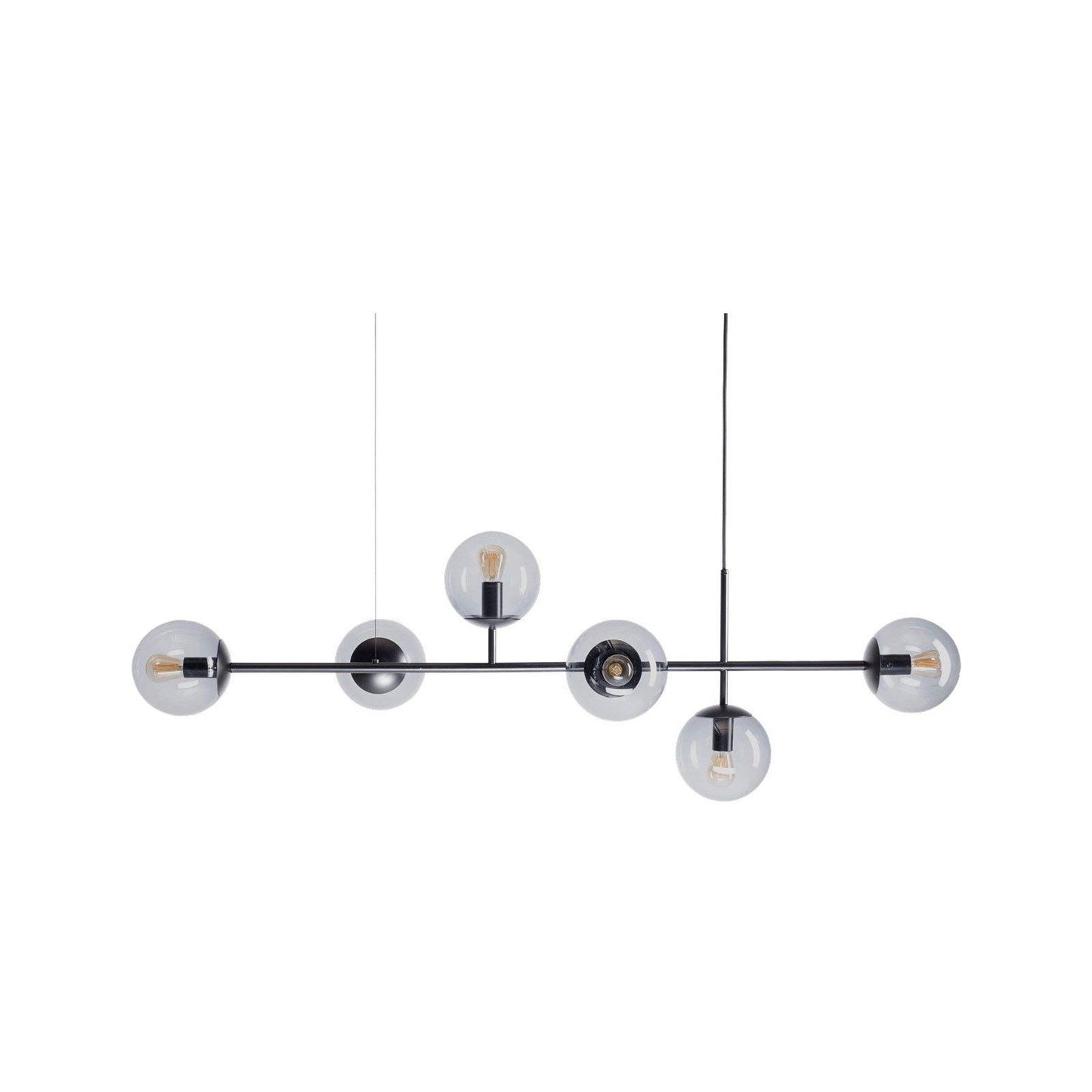 Modern Orb Chandelier - Adjustable Height, Energy-Efficient LED Lights