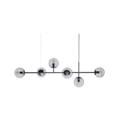 Modern Orb Chandelier - Adjustable Height, Energy-Efficient LED Lights
