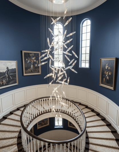 Elegant Moonlight Whispers Chandelier with Adjustable Brightness & Cry