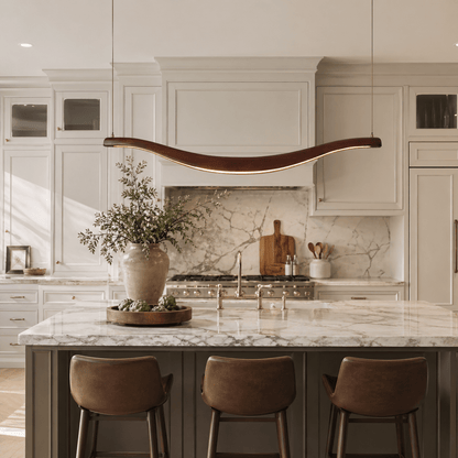 Waveform Chandelier - Modern Design with Adjustable Brightness & LED L