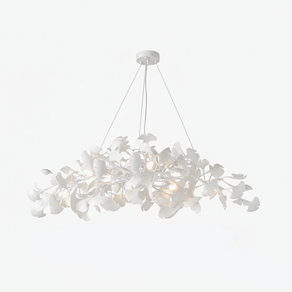 Gingko Plume Chandelier - Elegant Design with Adjustable Brightness