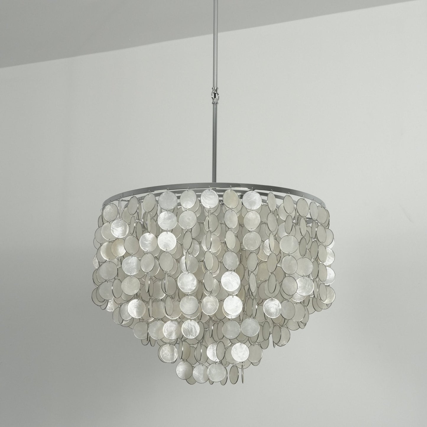 Oceana Shell Chandelier - Elegant Lighting with Adjustable Brightness