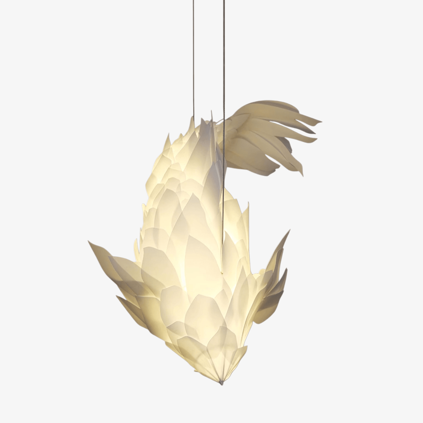 Koi Fish Chandelier - Elegant Design with Adjustable Brightness & Uniq