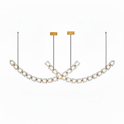 Gabriel Gold Chandelier - Elegant Design with Adjustable Brightness