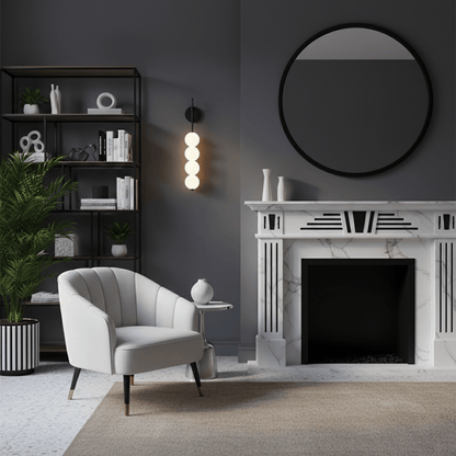 Abacus Wall Lamp - Modern Design, Adjustable Brightness & Energy Effic