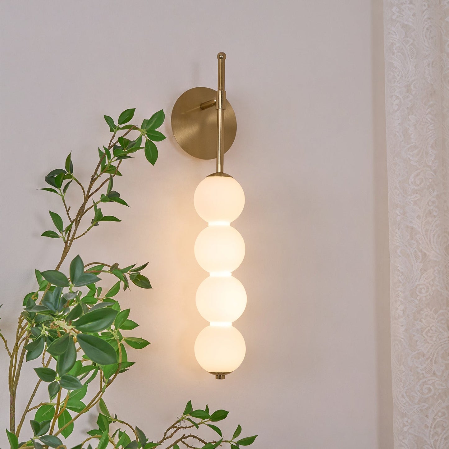 Abacus Wall Lamp - Modern Design, Adjustable Brightness & Energy Effic