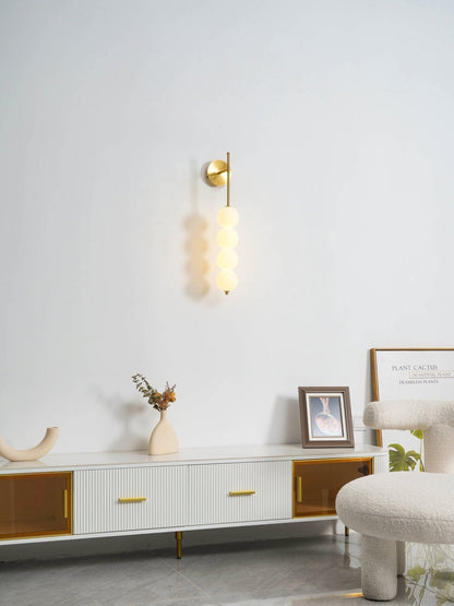 Abacus Wall Lamp - Modern Design, Adjustable Brightness & Energy Effic