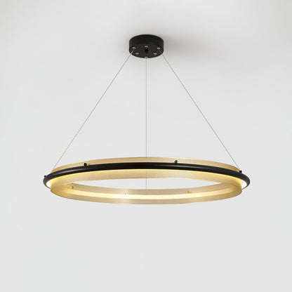 Modern Acrylic LED Round Chandelier with Dimmable Light & Energy Effic