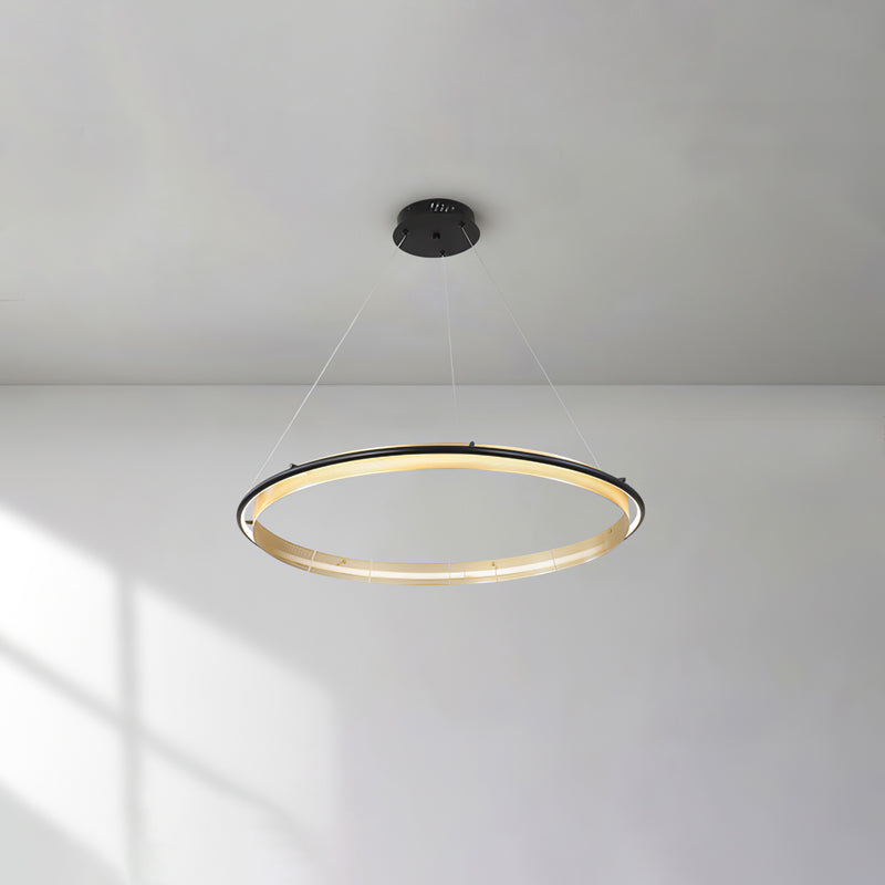 Modern Acrylic LED Round Chandelier with Dimmable Light & Energy Effic