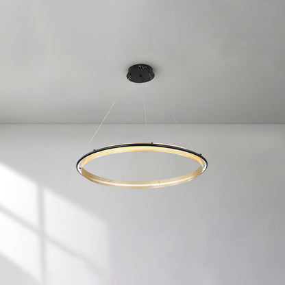Modern Acrylic LED Round Chandelier with Dimmable Light & Energy Effic