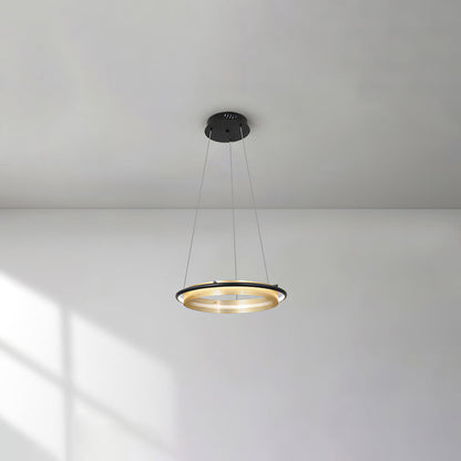 Modern Acrylic LED Round Chandelier with Dimmable Light & Energy Effic