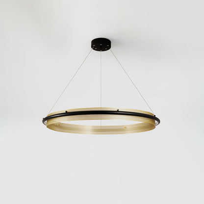 Modern Acrylic LED Round Chandelier with Dimmable Light & Energy Effic