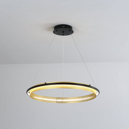 Modern Acrylic LED Round Chandelier with Dimmable Light & Energy Effic