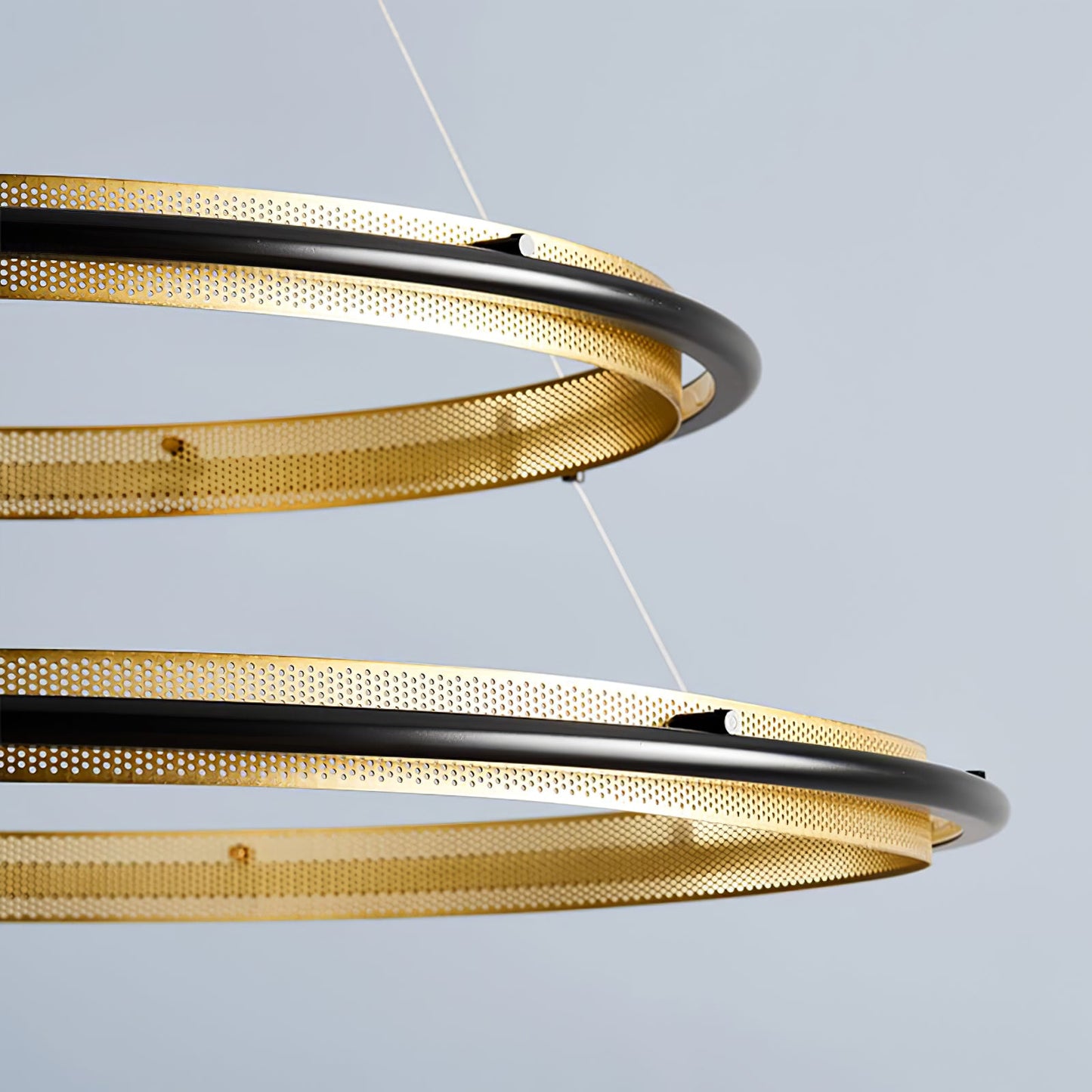 Modern Acrylic LED Round Chandelier with Dimmable Light & Energy Effic