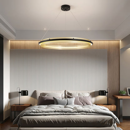 Modern Acrylic LED Round Chandelier with Dimmable Light & Energy Effic