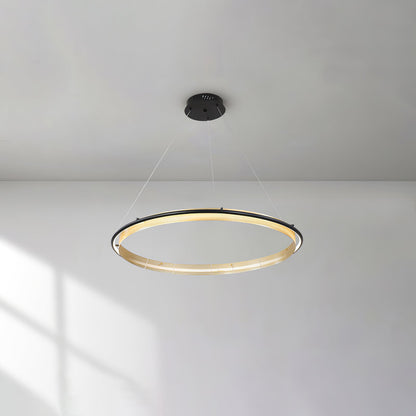 Modern Acrylic LED Round Chandelier with Dimmable Light & Energy Effic