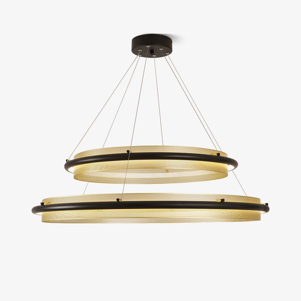 Modern Acrylic LED Round Chandelier with Dimmable Light & Energy Effic