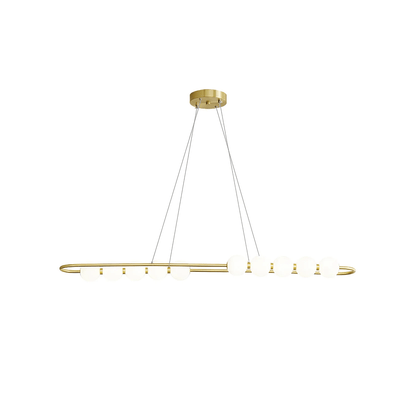 Elegant Acrylic Pearls Chandelier - Modern Design, Adjustable Height