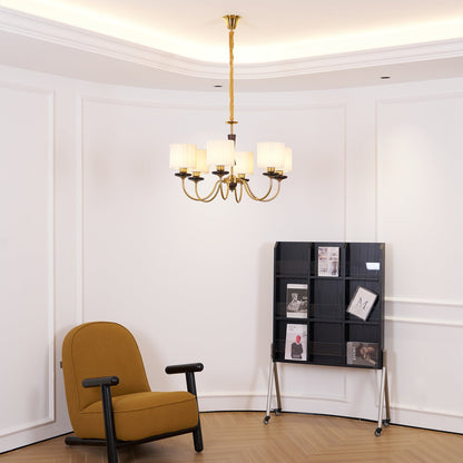 Elegant Acurt Chandelier - Dimmable LED, Modern Design, Adjustable Hei