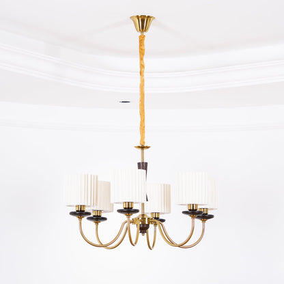 Elegant Acurt Chandelier - Dimmable LED, Modern Design, Adjustable Hei