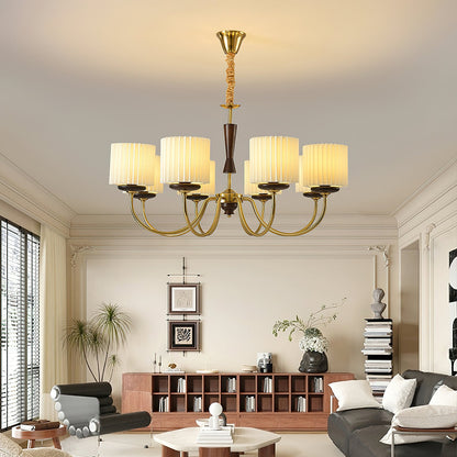 Elegant Acurt Chandelier - Dimmable LED, Modern Design, Adjustable Hei