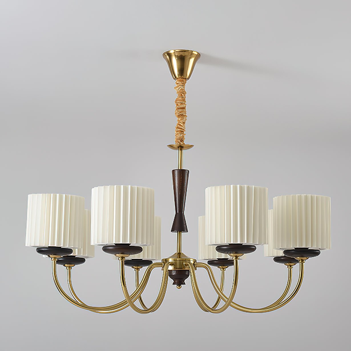 Elegant Acurt Chandelier - Dimmable LED, Modern Design, Adjustable Hei