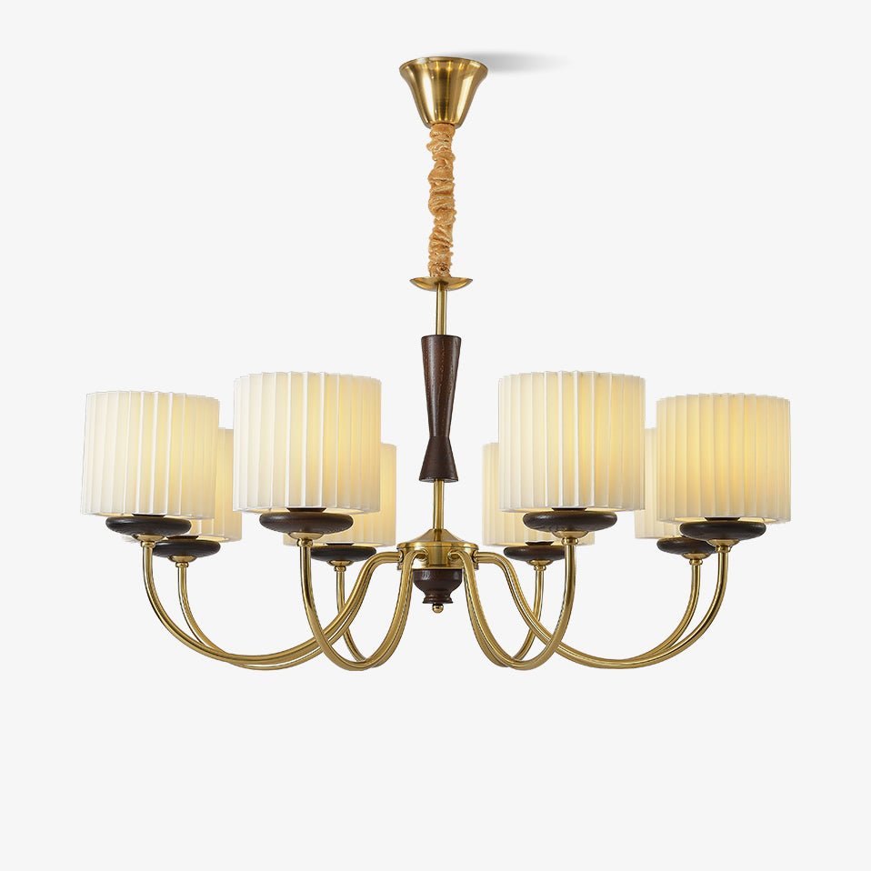 Elegant Acurt Chandelier - Dimmable LED, Modern Design, Adjustable Hei