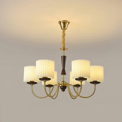 Elegant Acurt Chandelier - Dimmable LED, Modern Design, Adjustable Hei