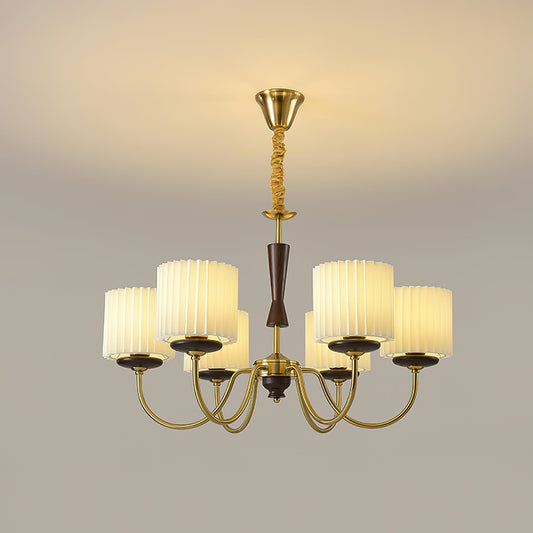 Elegant Acurt Chandelier - Dimmable LED, Modern Design, Adjustable Hei